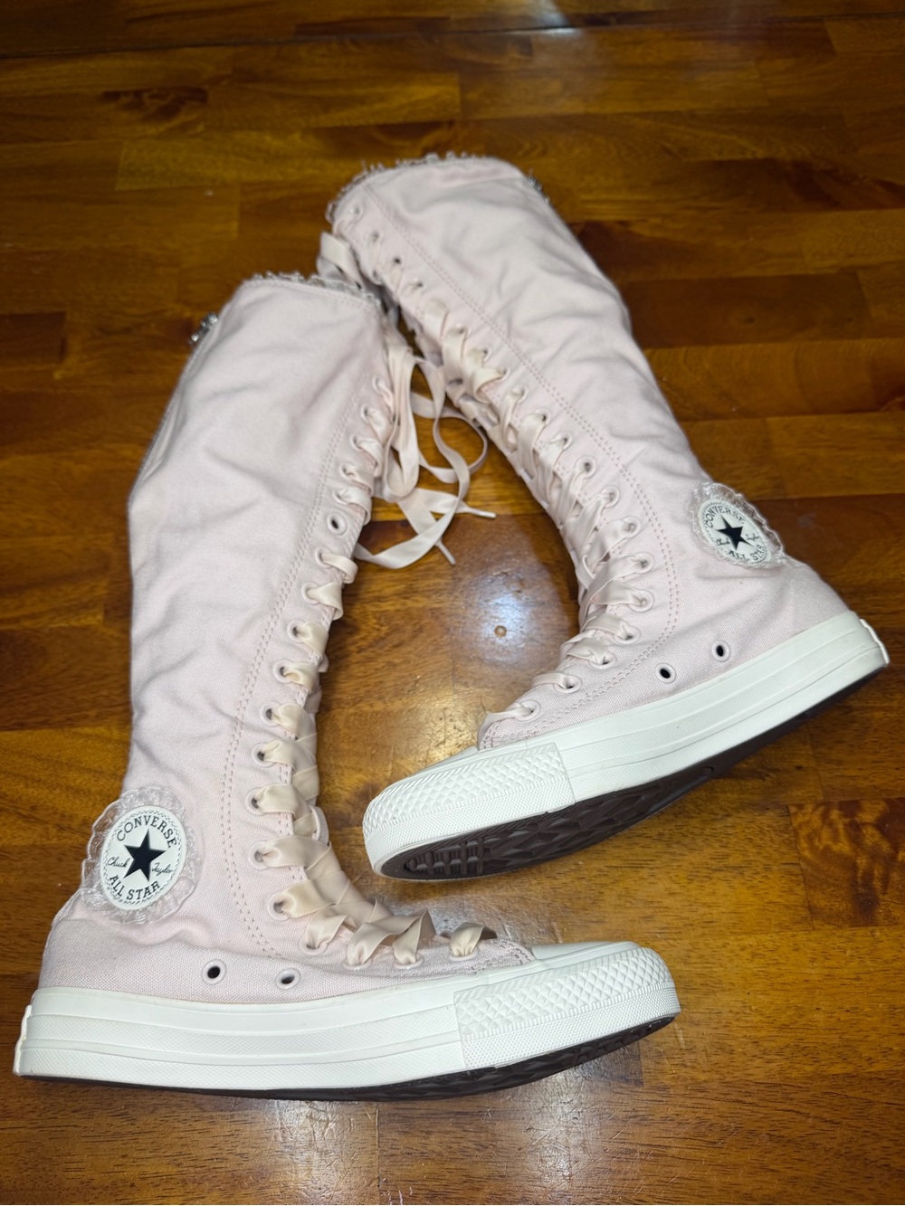 Converse Chuck Taylor XX-Hi Knee High in Light Pink/Blush Pink size 5.5